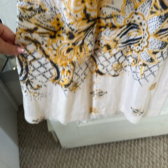 Free People Cream and Yellow Floral Jumpsuit - Picture 8 of 12